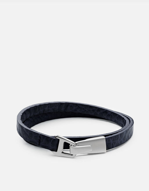 Miansai Bracelets Moore Wrap, Sterling Silver Dusk / M / Monogram: No