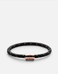 Miansai Bracelets Mini Single Rope Casing, Rose Black/Rose / S