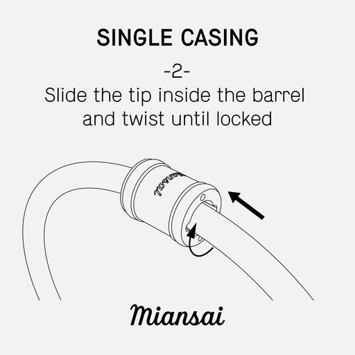 Miansai Bracelets Mini Single Leather Casing, Rose Black / S