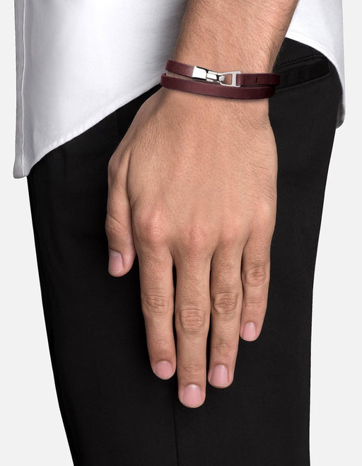 Miansai Bracelets Moore Wrap, Sterling Silver