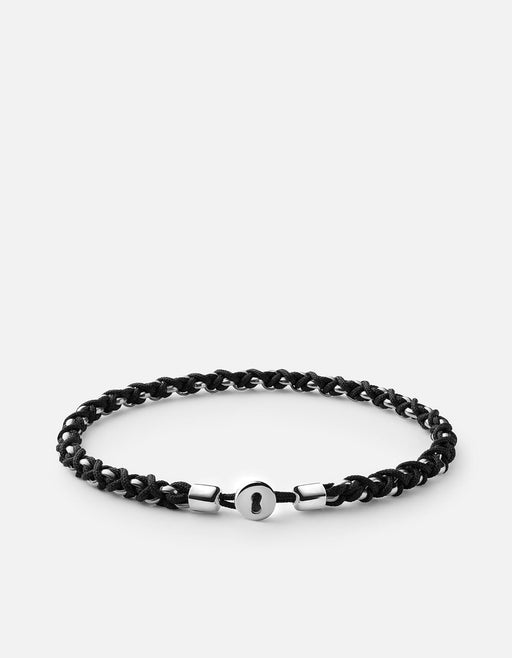 Miansai Bracelets Nexus Chain Bracelet, Sterling Silver Solid Black / M