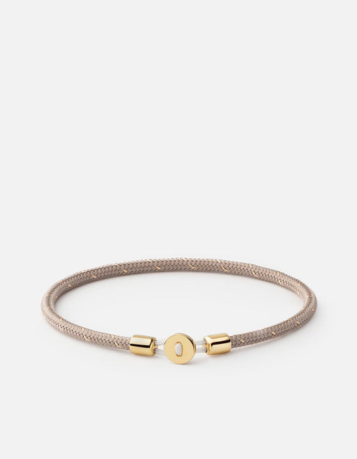 Miansai Bracelets Nexus Rope Bracelet, Gold Vermeil Marble/Gold / S