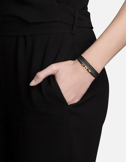 Miansai Bracelets Nexus Wrap Bracelet, Gold Vermeil