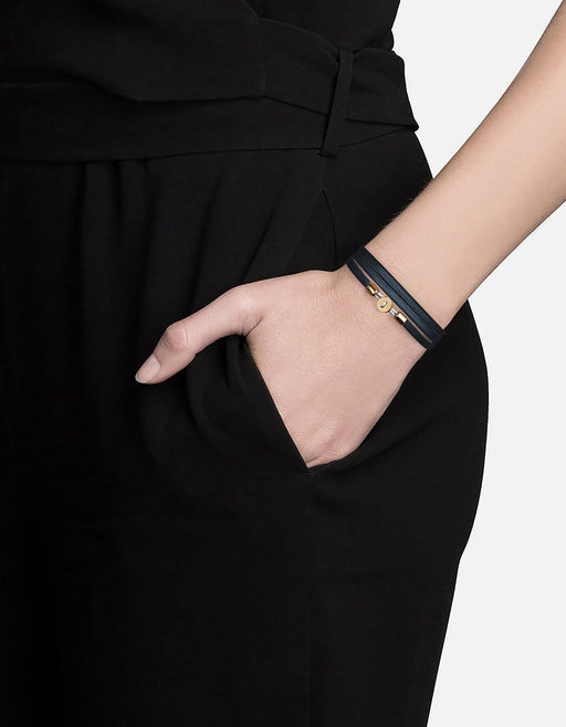 Miansai Bracelets Nexus Wrap Bracelet, Gold Vermeil