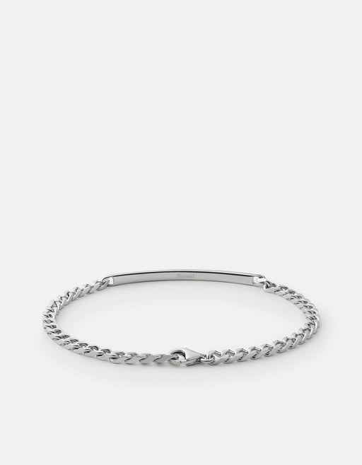Miansai Bracelets 3mm ID Chain Bracelet, Matte Sterling Silver