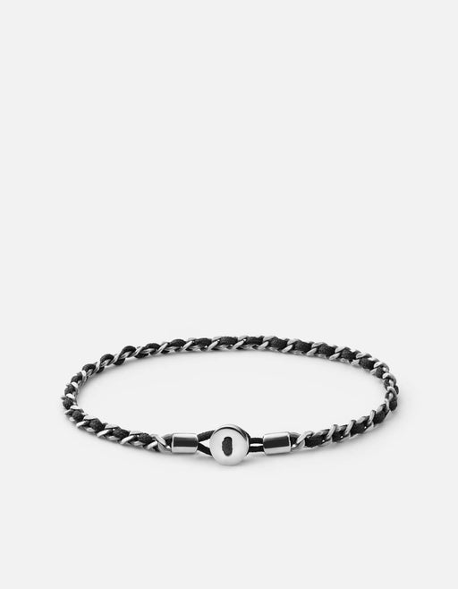 Miansai Bracelets Nexus Link Bracelet, Sterling Silver Black / S