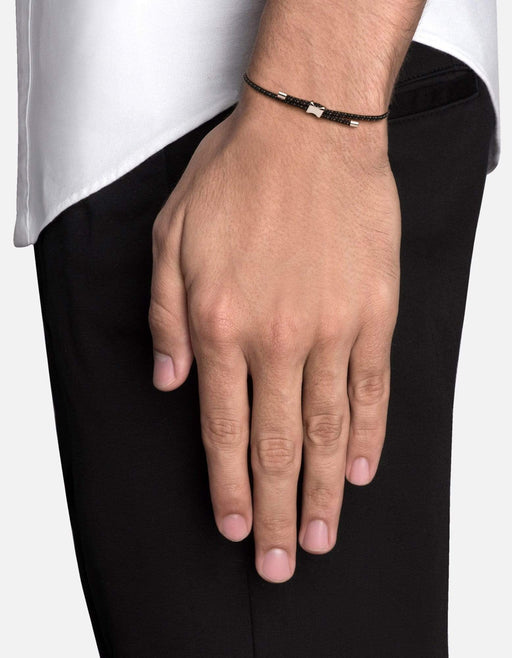 Miansai Bracelets Orson Pull Bungee Rope Bracelet, Sterling Silver