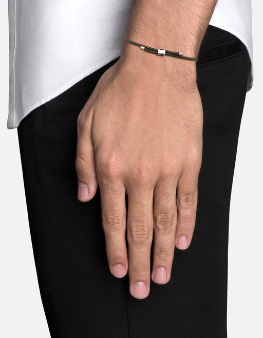 Miansai Bracelets Orson Pull Bungee Rope Bracelet, Sterling Silver