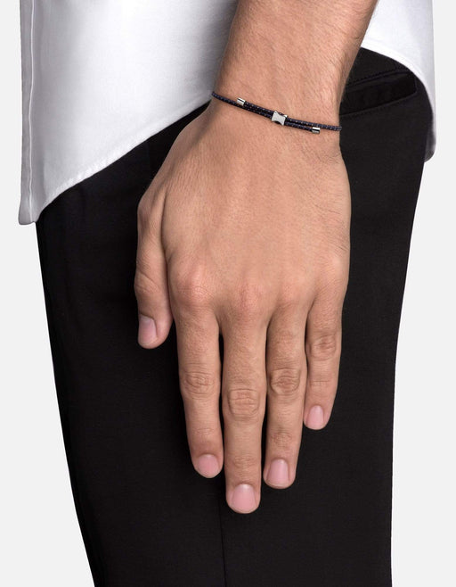 Miansai Bracelets Orson Pull Bungee Rope Bracelet, Sterling Silver