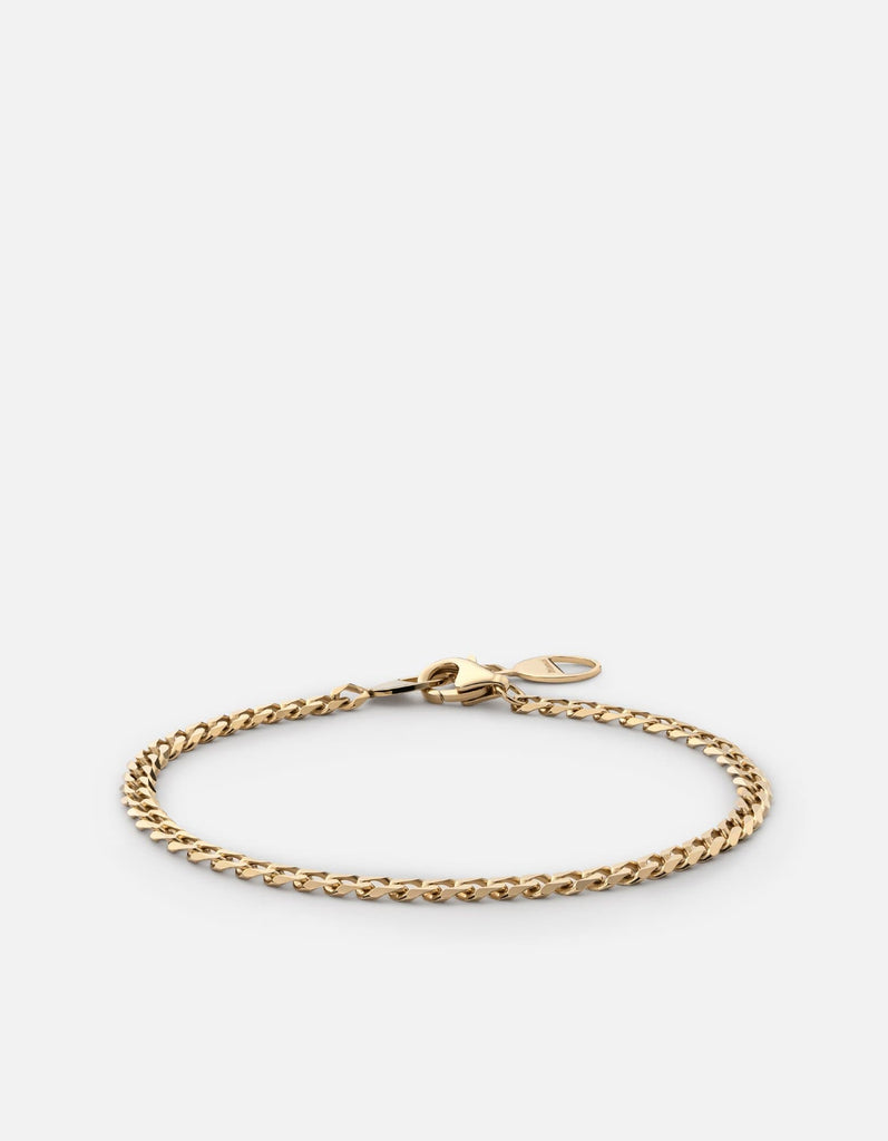 Miansai Bracelets Cuban Link Bracelet, Gold Vermeil Polished Gold / XS/S