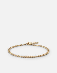 Miansai Bracelets Cuban Link Bracelet, Gold Vermeil Polished Gold / XS/S