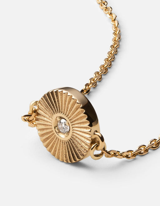 Miansai Bracelets Rey Chain Bracelet, Gold Pavé