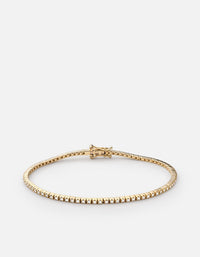 Miansai Bracelets Century Square Bracelet, 14k Gold Pavé Polished Yellow Gold/Pave / S