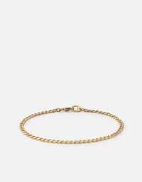 Miansai Bracelets Annex Cuban Chain Bracelet II, 14k Gold Polished Gold / M