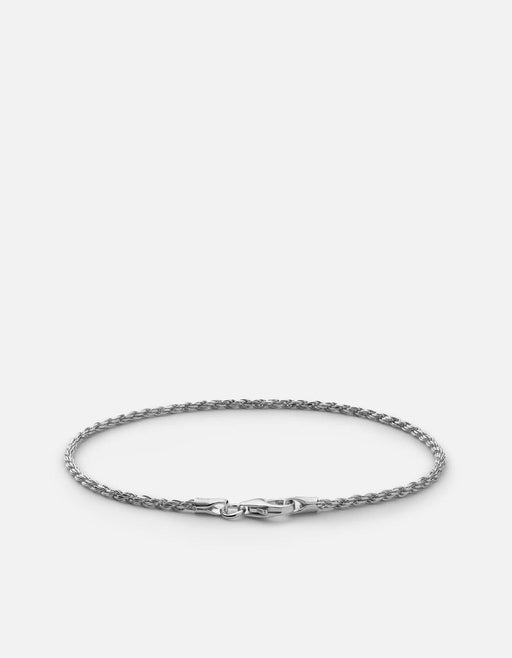 Miansai Bracelets 1.8mm Rope Chain Bracelet, Sterling Silver