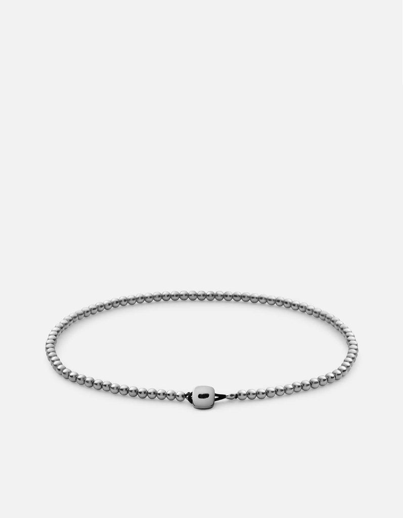 Miansai Bracelets Beck Bracelet, Sterling Silver Black / S