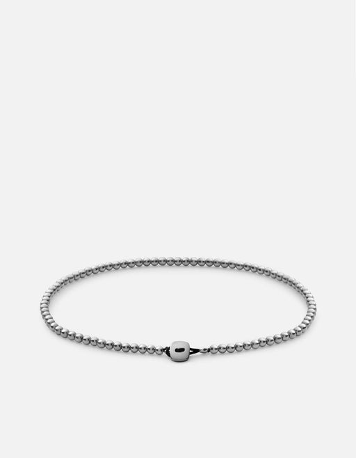 Miansai Bracelets Beck Bracelet, Sterling Silver Black / S