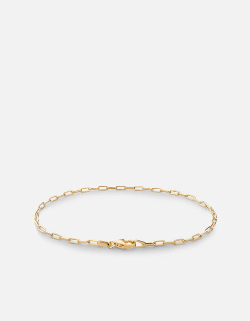 Miansai Bracelets 2.5mm Volt Link Cable Chain Bracelet, 14k Gold