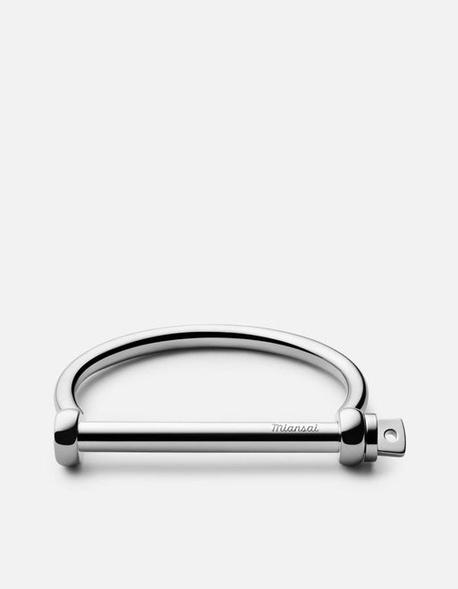 Miansai Cuffs Screw Cuff, Sterling Silver Polished Sterling Silver / S / Monogram: No