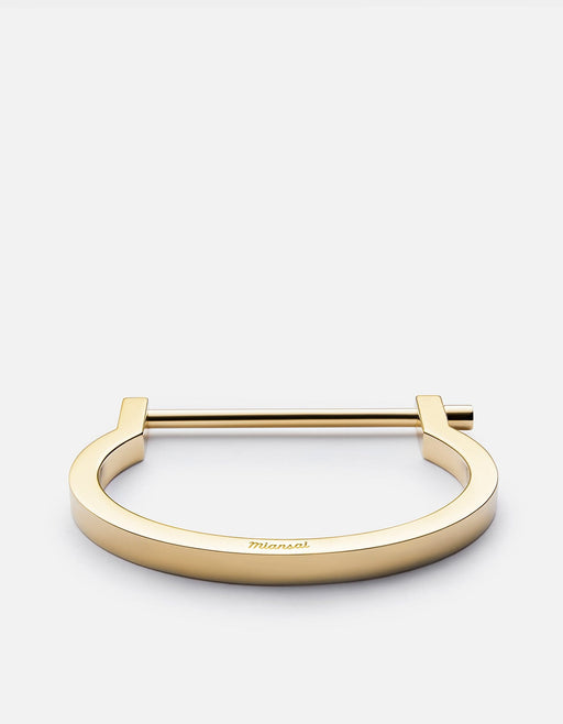 Miansai Cuffs Modern Screw Cuff, Gold
