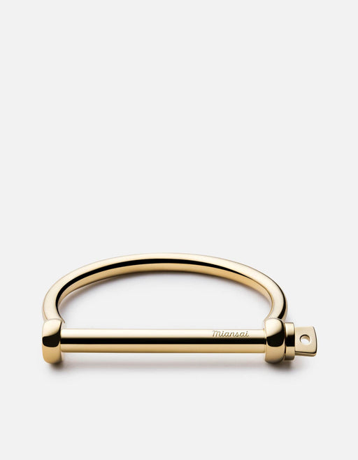 Miansai Cuffs Screw Cuff, Gold