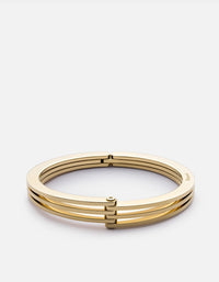 Miansai Cuffs Offset Cuff, Gold Polished Gold / S