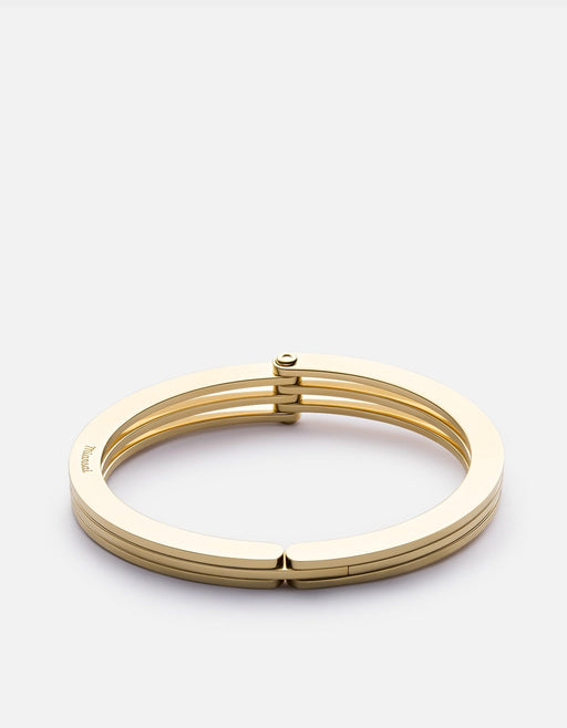 Miansai Cuffs Offset Cuff, Gold Polished Gold / S