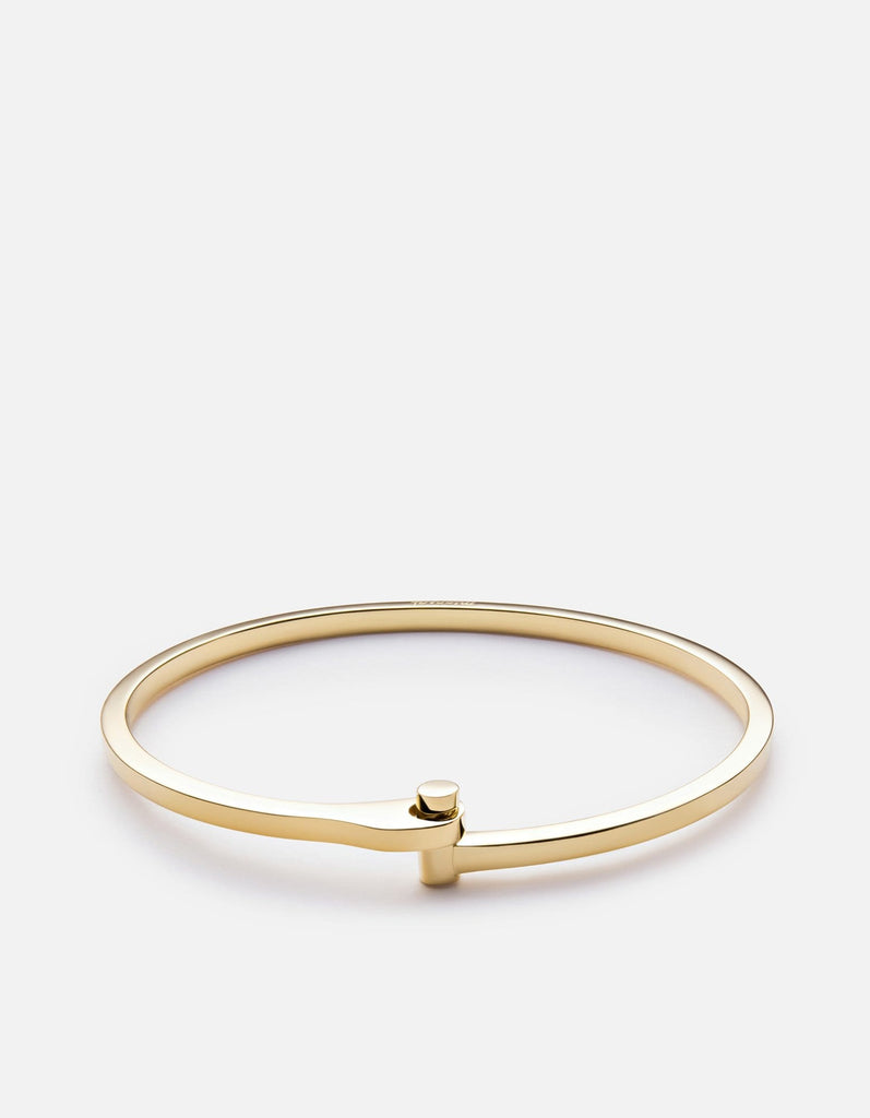 Miansai Cuffs Nyx Cuff, Gold Polished Gold Vermeil / S / Monogram: No
