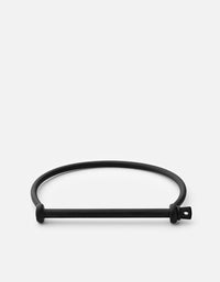 Miansai Cuffs Thin Screw Cuff, Noir Noir / M