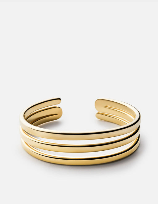 Miansai Cuffs Expo Cuff, Gold polished gold / S
