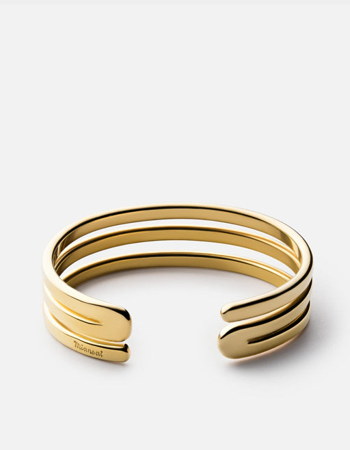 Miansai Cuffs Expo Cuff, Gold polished gold / S