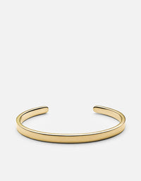Miansai Cuffs Singular Cuff, 14k Gold Polished Gold / M / Monogram: No