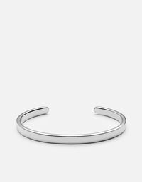 Miansai Cuffs Singular Cuff, Sterling Silver Polished Silver / M / Monogram: No