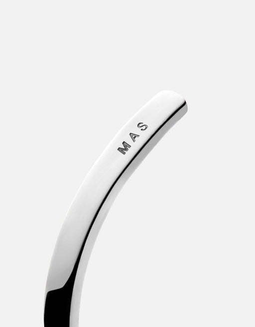 Miansai Cuffs Singular Cuff, Sterling Silver Polished Silver / M / Monogram: Yes