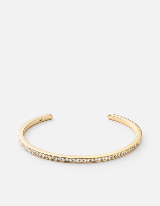 Miansai Cuffs Set Cuff, Gold Pavé Polished 14k Gold/Pave / S