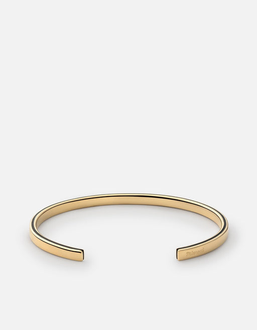Miansai Cuffs Ridge Cuff, Gold/Black Polished Gold / M