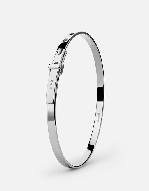 Miansai Cuffs Tailor Cuff, Sterling Silver Polished Silver / M/L / Monogram: Yes