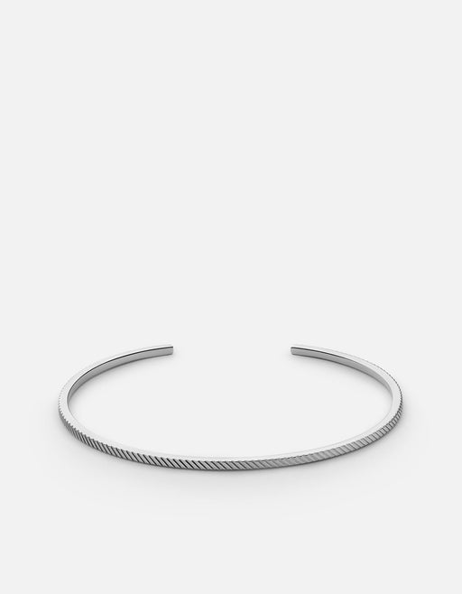 Miansai Cuffs Venice Cuff, Sterling Silver Polished Silver / M / Monogram: No