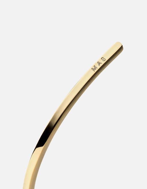 Miansai Cuffs Arbor Cuff, Gold Vermeil Polished Gold / S / Monogram: Yes