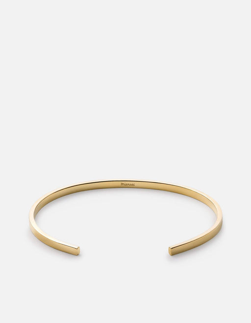 Miansai Cuffs 3mm Arbor Cuff, Gold Vermeil
