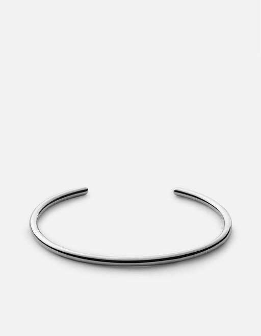 Miansai Cuffs 3mm Beam Cuff, Sterling Silver Polished Silver / M