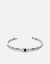 Miansai Cuffs Opus Sapphire Cuff, Sterling Silver/Black Black / M / Monogram: No