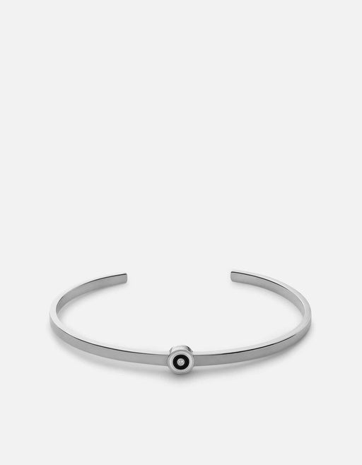 Miansai Cuffs Opus Sapphire Cuff, Sterling Silver/Black Black / M / Monogram: No