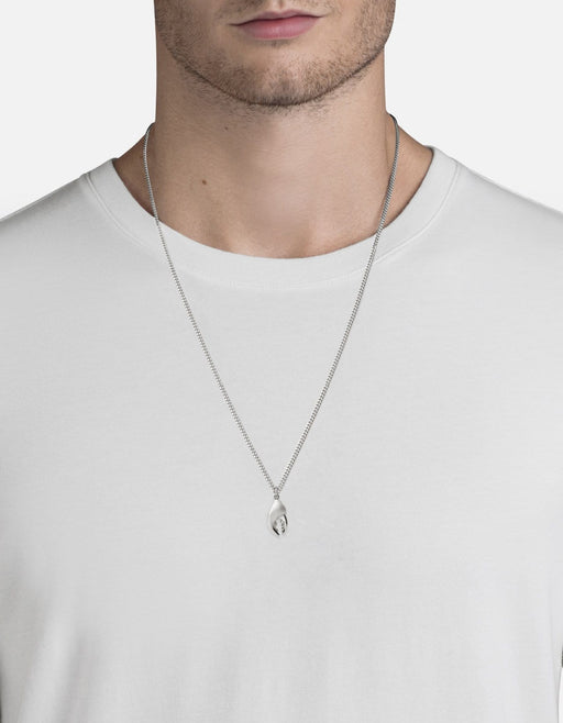 Miansai Necklaces Lobster Claw Necklace, Sterling Silver Polished Silver / 24 in.