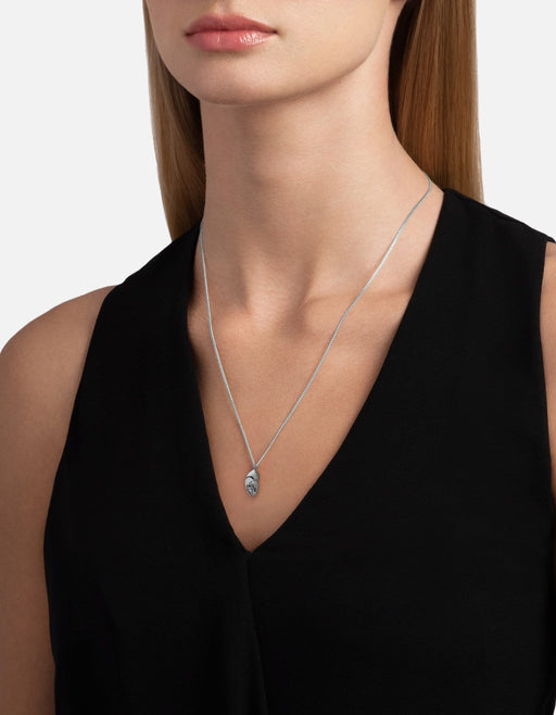 Miansai Necklaces Lobster Claw Necklace, Sterling Silver Polished Silver / 24 in.