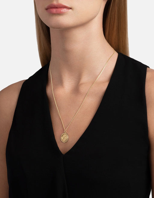 Miansai Necklaces Test of Time Necklace, Gold Vermeil/Sapphire