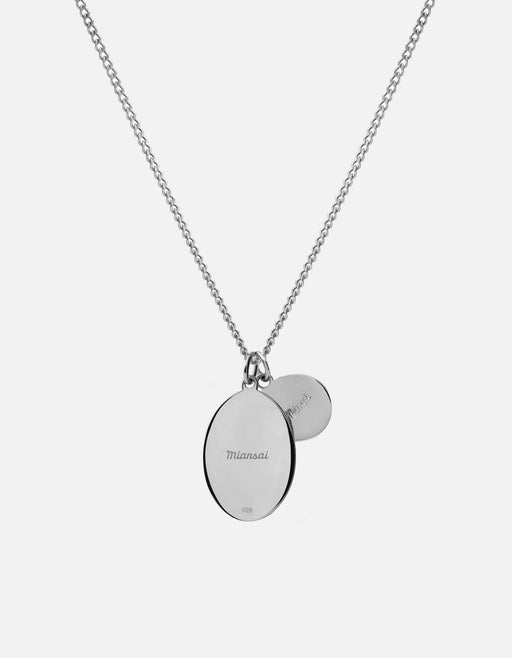 Miansai Necklaces Victoria Necklace, Sterling Silver/Navy