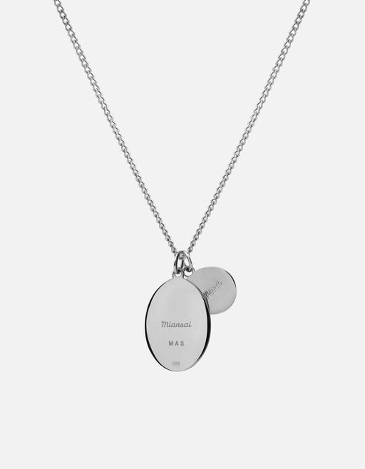 Miansai Necklaces Victoria Necklace, Sterling Silver/Navy