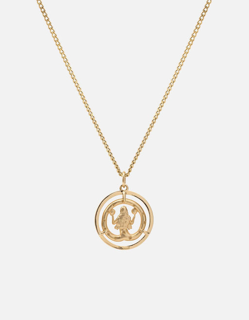 Miansai Necklaces Eternita Necklace, Gold Vermeil/Sapphire Polished Gold / 21 in.