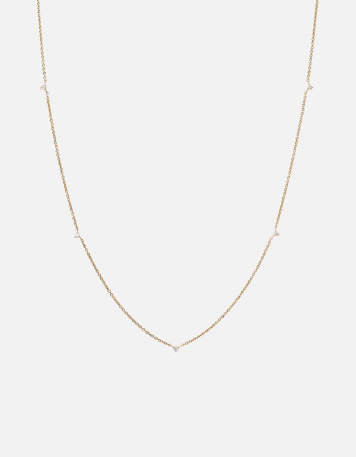 Miansai Necklaces Capra Necklace, 14k Gold Pavé Polished Gold/Pave / 16-18 in.